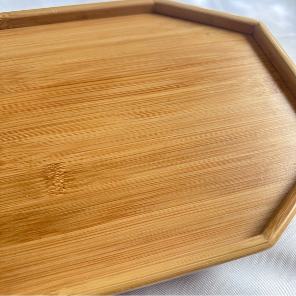 Bamboo armchair tray table - Picture 2 of 7